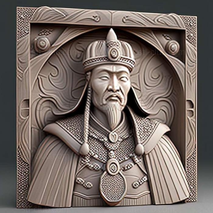 3D model Choibalsan in Mongolia (STL)